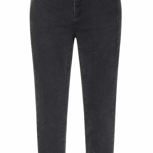 Autograph Womens Grey Cotton Skinny Jeans Size 30 in L26 in Regular Button