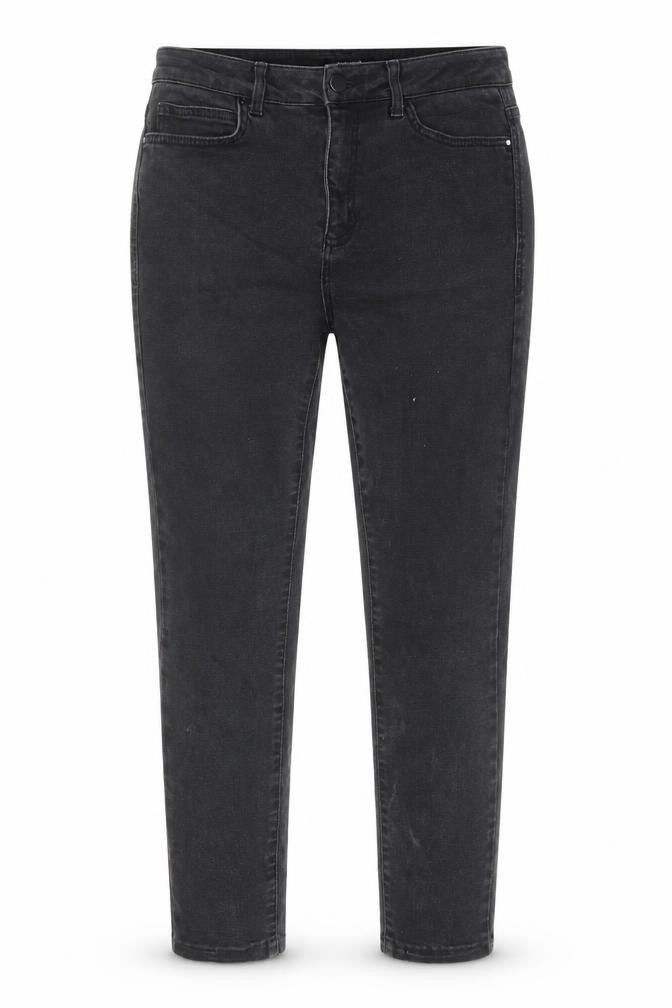Autograph Womens Grey Cotton Skinny Jeans Size 30 in L26 in Regular Button