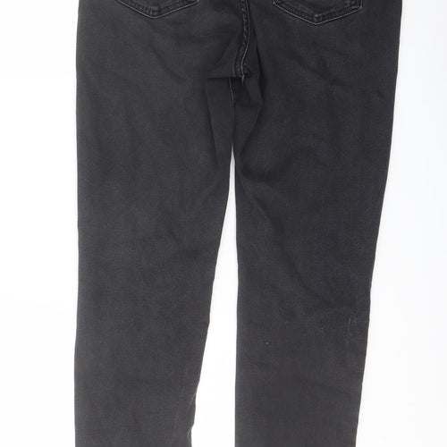 Autograph Womens Grey Cotton Skinny Jeans Size 30 in L26 in Regular Button