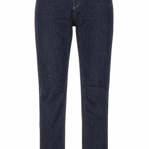 Topshop Womens Blue Cotton Straight Jeans Size 30 in L30 in Regular Button
