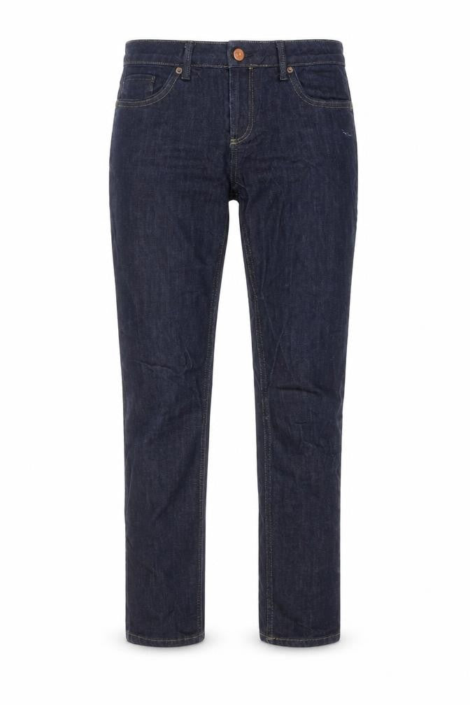 Topshop Womens Blue Cotton Straight Jeans Size 30 in L30 in Regular Button