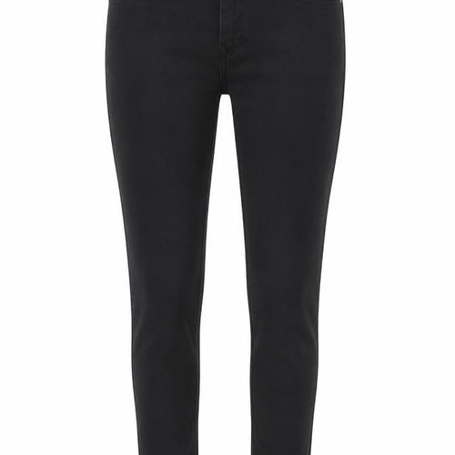 Denim & Co. Womens Black Cotton Skinny Jeans Size 8 L27 in Regular Button