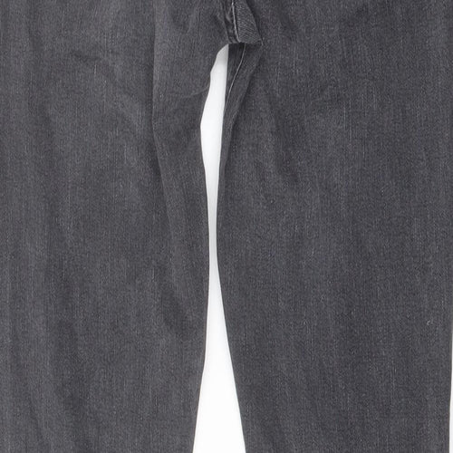 Gap Mens Grey Cotton Skinny Jeans Size 30 in L32 in Regular Button