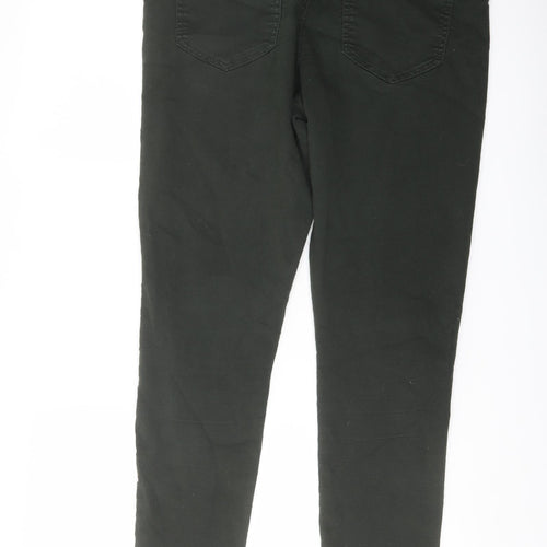 Denim & Co. Womens Green Cotton Jegging Jeans Size 16 L29 in Regular Button