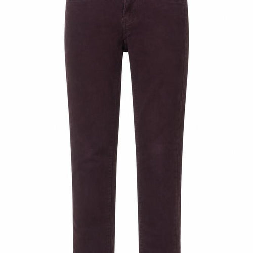 H&M Womens Purple Cotton Straight Jeans Size 8 L29 in Regular Button
