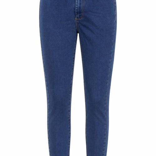 Denim & Co. Womens Blue Cotton Jegging Jeans Size 8 L26 in Regular Button