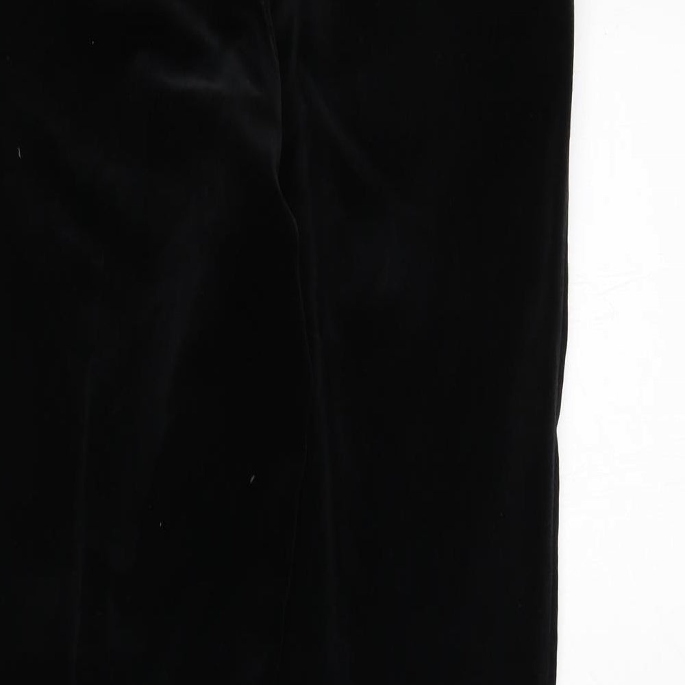 Ciro Citterio Mens Black Polyester Dress Pants Trousers Size 30 in L32 in Regular Zip