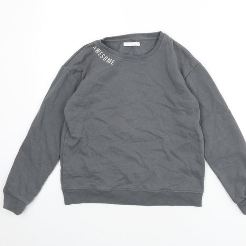Blue Zoo Boys Green Cotton Pullover Sweatshirt Size 11-12 Years Pullover - Awesome, Cool