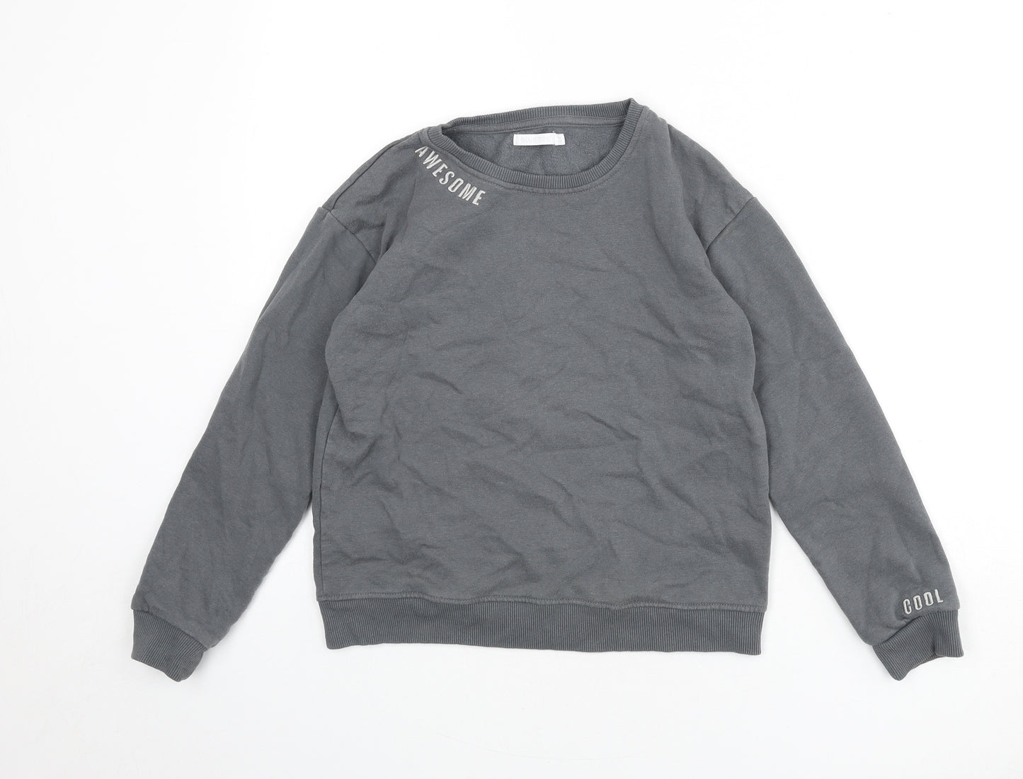 Blue Zoo Boys Green Cotton Pullover Sweatshirt Size 11-12 Years Pullover - Awesome, Cool