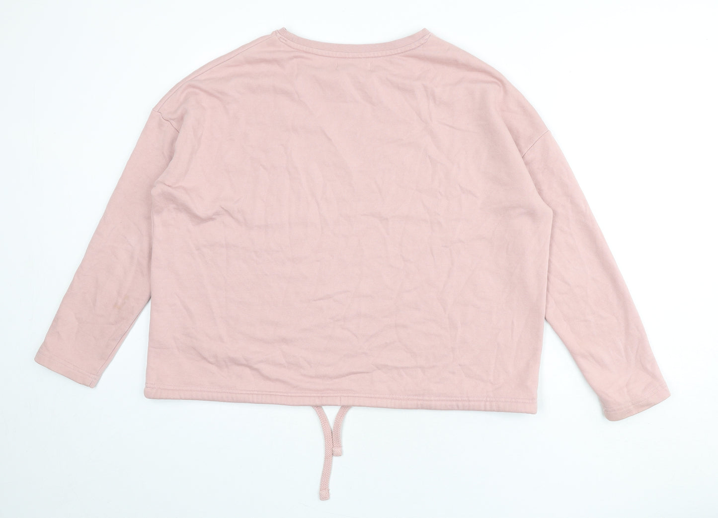 US Polo Assn. Womens Pink Cotton Pullover Sweatshirt Size S Pullover