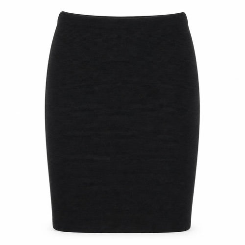 New Look Womens Black Polyester Bandage Skirt Size 35 in