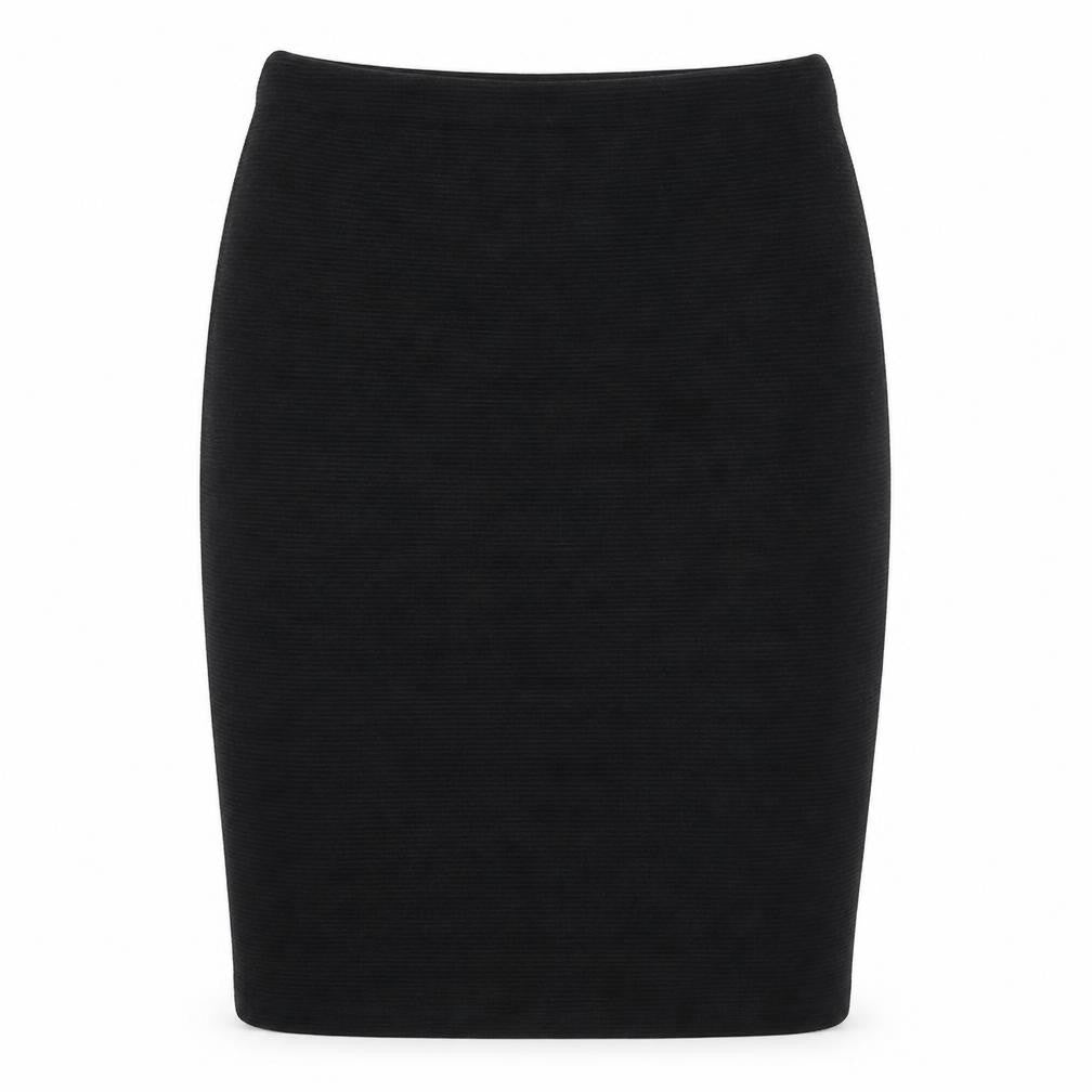 New Look Womens Black Polyester Bandage Skirt Size 35 in