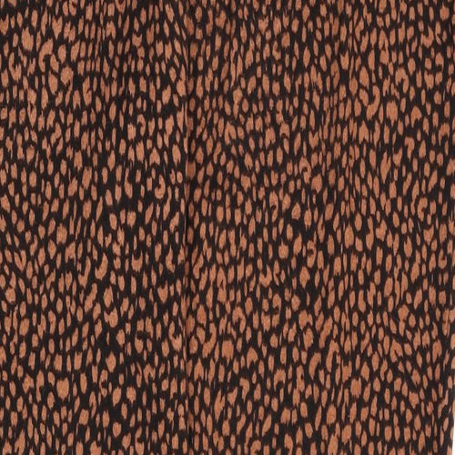 LTS Womens Brown Geometric Polyester Jogger Trousers Size 18 L37 in Regular
