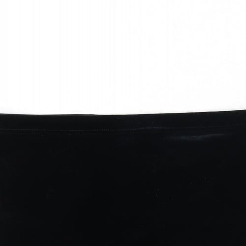 Principles Womens Black Polyester Cropped Tank Size 12 Off the Shoulder - Bandeau Top