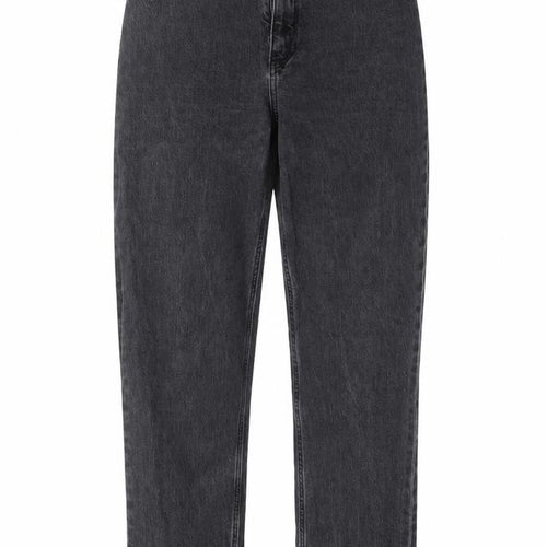 ASOS Womens Grey Cotton Straight Jeans Size 30 in L34 in Regular Zip - Pockets