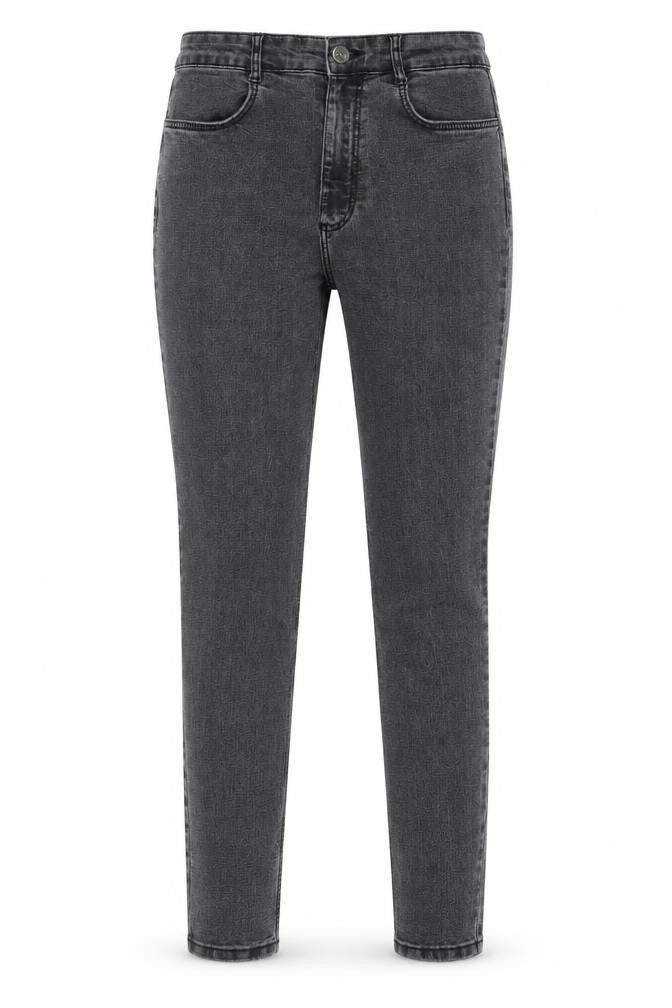 Zara Womens Grey Cotton Skinny Jeans Size 30 in L27 in Regular Zip - Pockets
