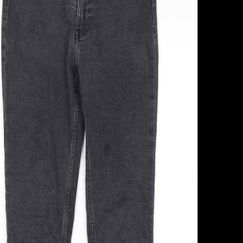 Divided by H&M Womens Red Cotton Skinny Jeans Size 10 L28 in Regular Zip - Pockets