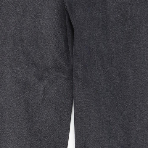 Divided by H&M Womens Red Cotton Skinny Jeans Size 10 L28 in Regular Zip - Pockets