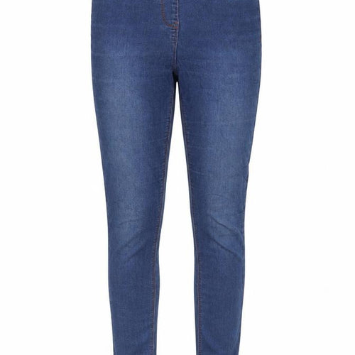 NEXT Womens Blue Cotton Jegging Jeans Size 6 L30 in Regular - Elasticated Waist