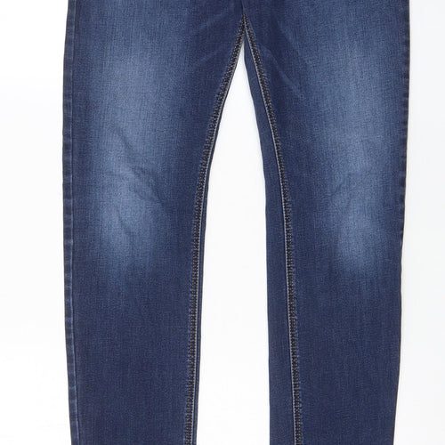 Diesel Mens Blue Cotton Skinny Jeans Size 33 in L32 in Slim Button - Pockets, Logo
