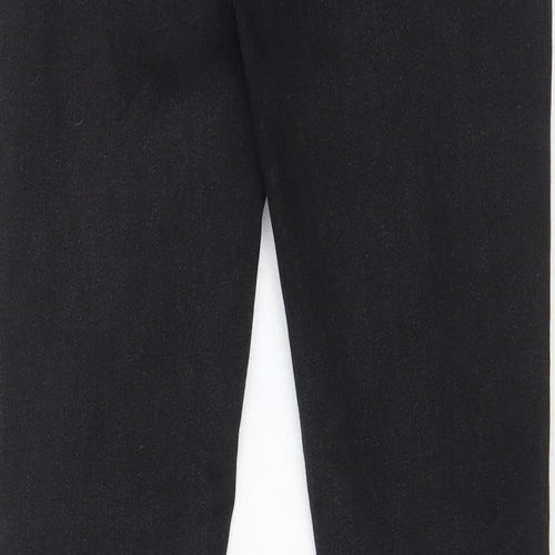 Aecupper Womens Black Cotton Skinny Jeans Size 32 in L29 in Regular Zip - Pockets