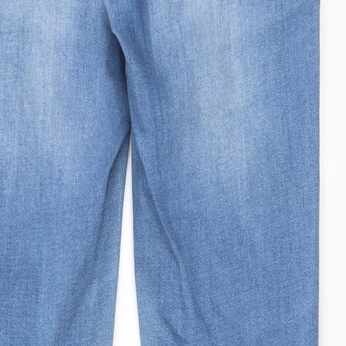 Pieces Womens Blue Cotton Skinny Jeans Size 30 in L31 in Regular Zip - Pockets
