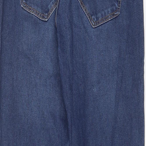 H&M Womens Blue Cotton Skinny Jeans Size 8 L29 in Regular