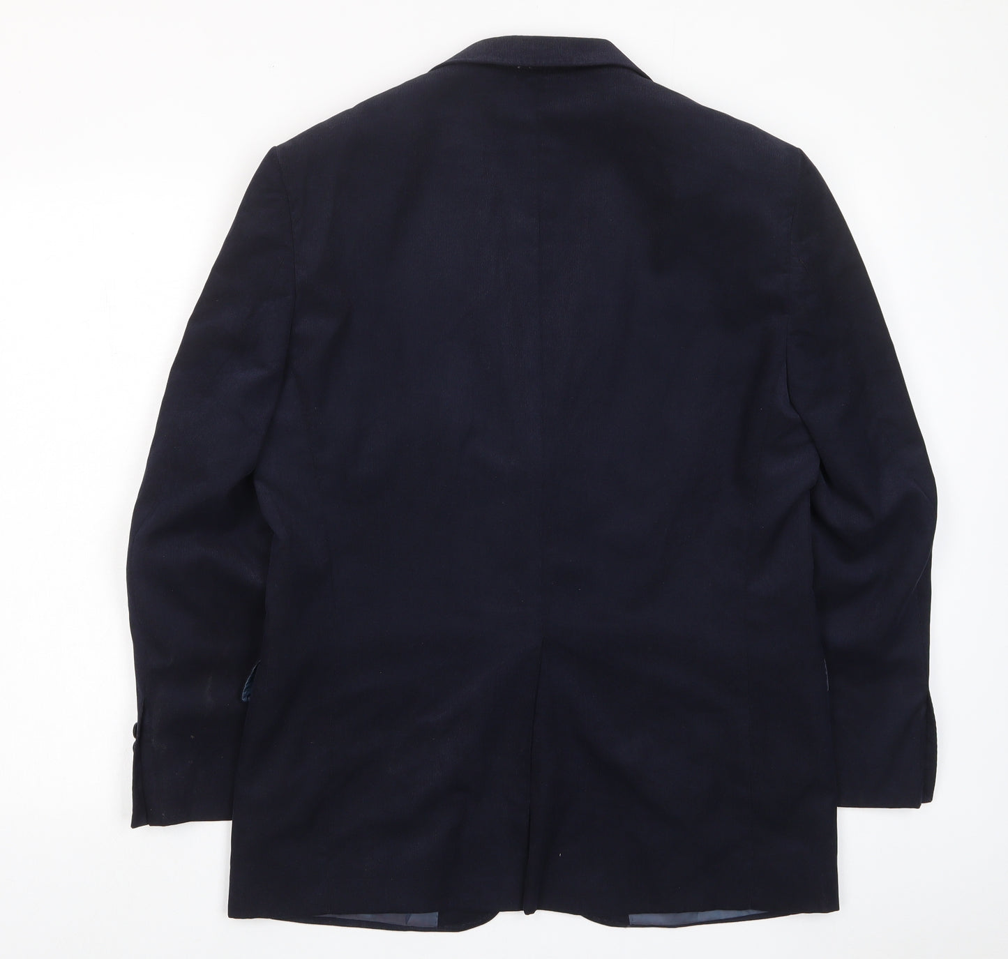 Marks and Spencer Mens Blue Polyester Jacket Suit Jacket Size 38 Regular
