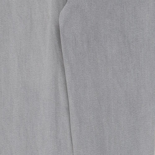 George Womens Grey Cotton Skinny Jeans Size 14 L28 in Regular Zip - Pockets