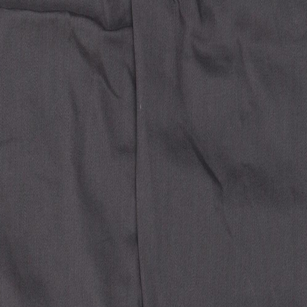 Levi's Mens Grey Cotton Straight Jeans Size 32 in L32 in Regular Zip - Pockets, Logo