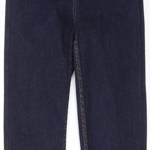 Oasis Womens Blue Cotton Skinny Jeans Size 8 L31 in Regular Zip - Pockets