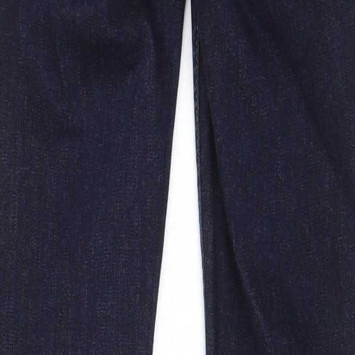 Oasis Womens Blue Cotton Skinny Jeans Size 8 L31 in Regular Zip - Pockets