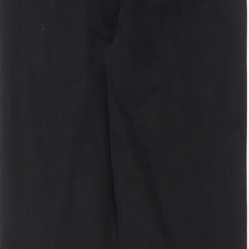 Marks and Spencer Womens Black Cotton Skinny Jeans Size 8 L30 in Regular Zip - Pockets