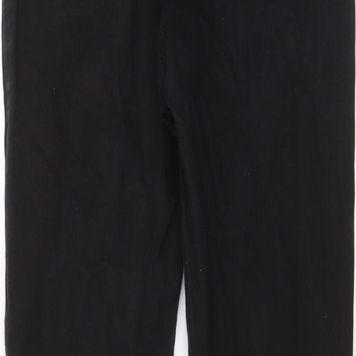 Denim & Co. Womens Black Cotton Skinny Jeans Size 12 L29 in Regular Zip - Pockets