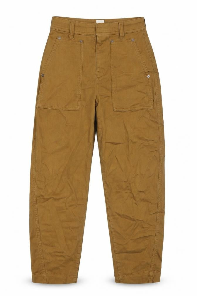 Gap Womens Brown Cotton Mom Jeans Size 4 L27 in Regular Zip