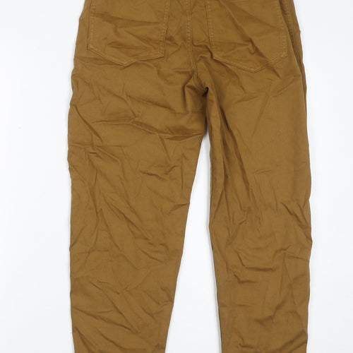 Gap Womens Brown Cotton Mom Jeans Size 4 L27 in Regular Zip
