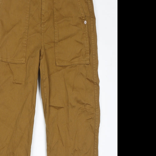 Gap Womens Brown Cotton Mom Jeans Size 4 L27 in Regular Zip