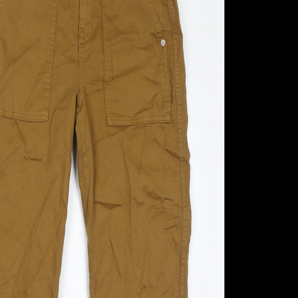 Gap Womens Brown Cotton Mom Jeans Size 4 L27 in Regular Zip
