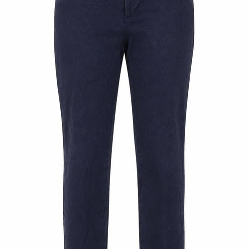 Gap Womens Blue Cotton Chino Trousers Size 8 L27 in Regular Zip