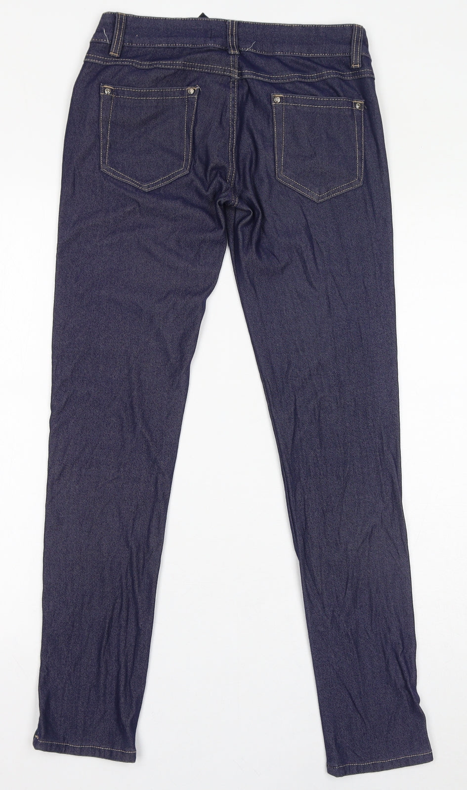 Fionina Womens Blue Cotton Jegging Jeans Size M L30 in Regular