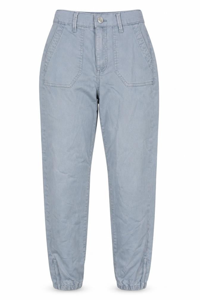 Marks and Spencer Womens Blue Cotton Mom Jeans Size 6 L27 in Regular Zip