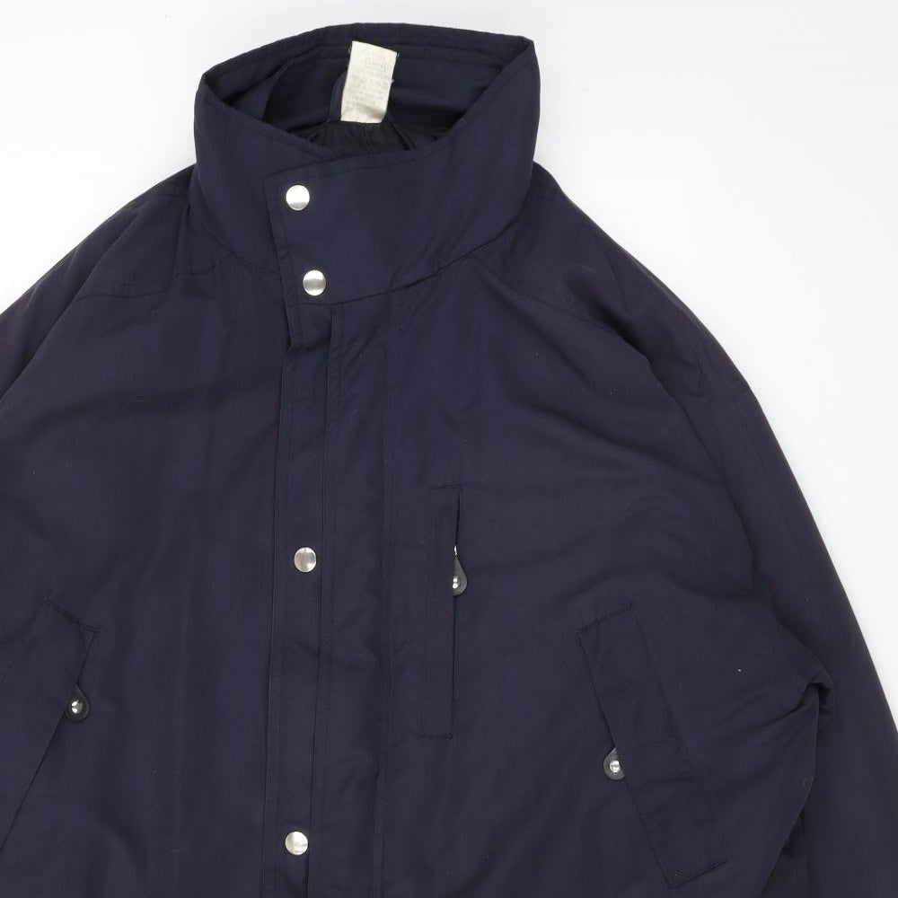 Modern Classics Mens Blue Jacket Size L Zip