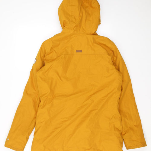 Regatta Womens Yellow Rain Coat Coat Size 10 Zip