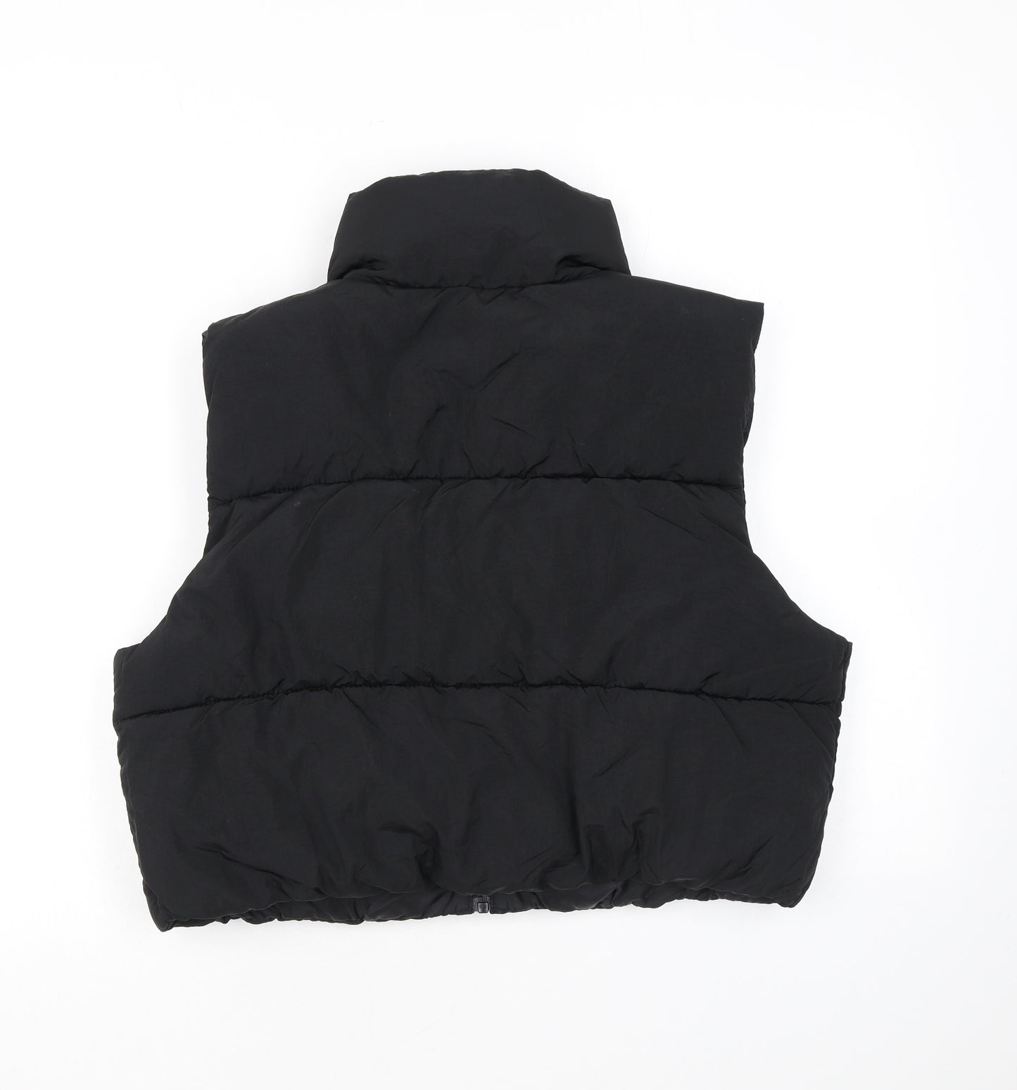 Divided by H&M Womens Black Gilet Jacket Size S Zip - Quilted