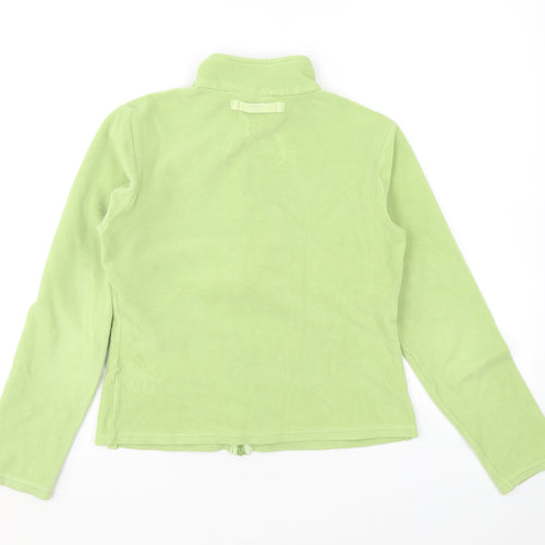 MUSTO Womens Green Jacket Size 12 Zip