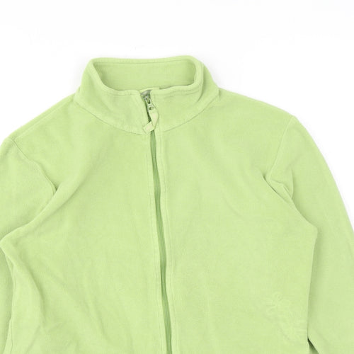 MUSTO Womens Green Jacket Size 12 Zip