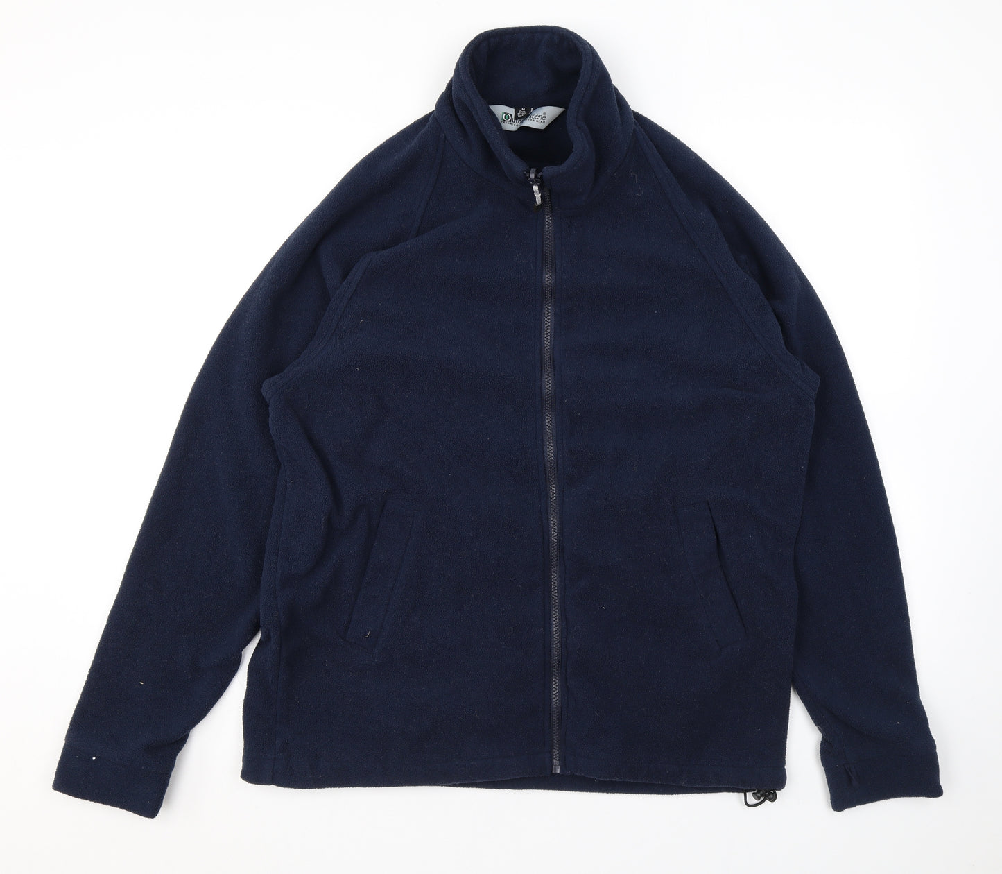 Outdoor Scene Mens Blue Jacket Size M Zip