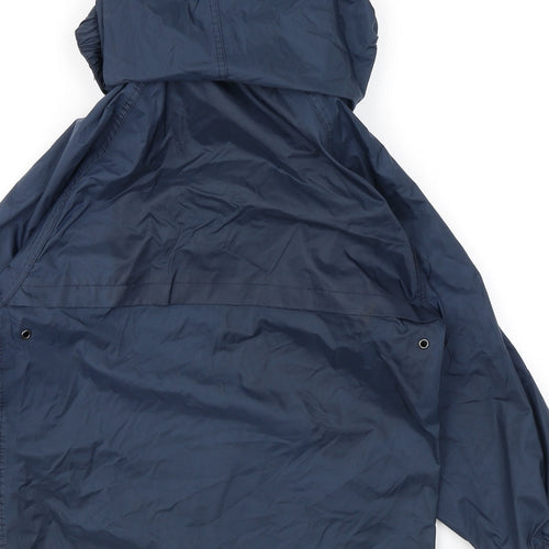 John Lewis Boys Blue Windbreaker Jacket Size 5-6 Years Zip