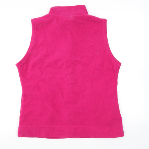 EWM Womens Pink Gilet Jacket Size M Zip