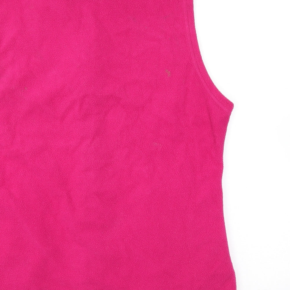 EWM Womens Pink Gilet Jacket Size M Zip
